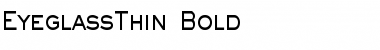 Download EyeglassThin Font Download EyeglassThin Font