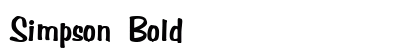 Simpson Bold preview