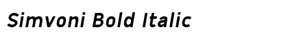 Simvoni Bold Italic Preview