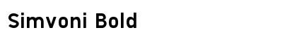 Simvoni Bold preview