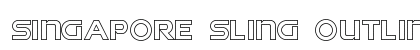 Singapore Sling Outline Regular preview