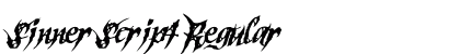 Sinner Script Regular preview
