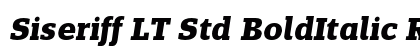 Siseriff LT Std BoldItalic Regular preview