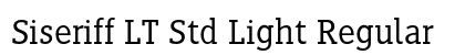 Siseriff LT Std Light Regular preview