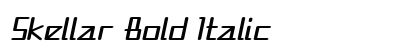 Skellar Bold Italic Preview
