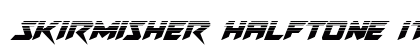 Skirmisher Halftone Italic Italic preview