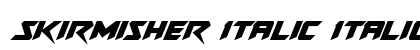 Skirmisher Italic Italic preview