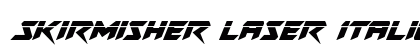 Skirmisher Laser Italic Italic preview