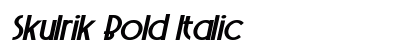 Skulrik Bold Italic Preview