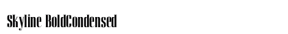 Skyline BoldCondensed Preview