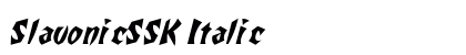 SlavonicSSK Italic Preview
