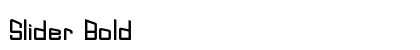 Slider Bold preview