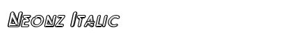 Neonz Italic Preview