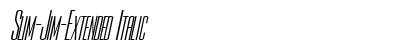 Slim-Jim-Extended Italic Preview