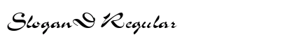 SloganD Regular preview