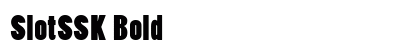 SlotSSK Bold preview