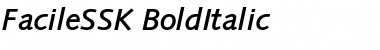 FacileSSK BoldItalic Font