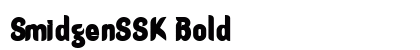 SmidgenSSK Bold preview