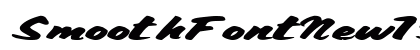 SmoothFontNew75 Regular Preview