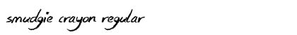 Smudgie Crayon Regular preview