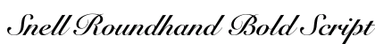 Snell Roundhand Bold Script Preview