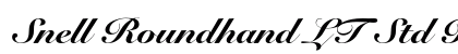 Snell Roundhand LT Std Black Script Preview