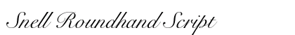 Snell Roundhand Script preview