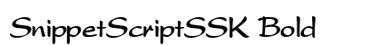 SnippetScriptSSK Bold preview