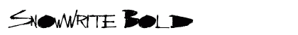 SnowWrite Bold preview