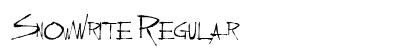 SnowWrite Regular Preview