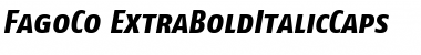 FagoCo ItalicExtrabold Font