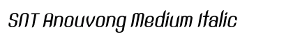 SNT Anouvong Medium Italic Preview
