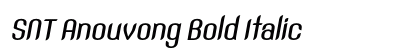 SNT Anouvong Bold Italic Preview
