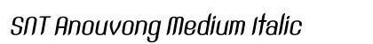 SNT Anouvong Medium Italic Preview