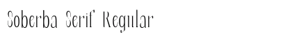 Soberba Serif Regular preview