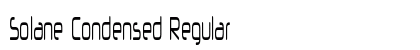 Solane Condensed Regular Preview