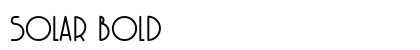 Solar Bold preview