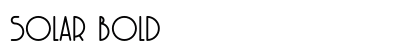 Solar Bold preview