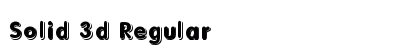 Solid 3d Regular preview