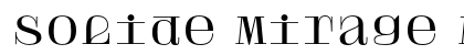 Solide Mirage Mono Regular preview