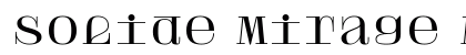 Solide Mirage Mono Regular preview