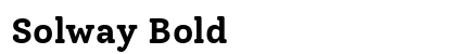 Solway Bold preview