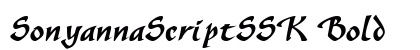 SonyannaScriptSSK Bold Preview