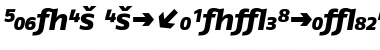 FagoEx ItalicExtrabold Font