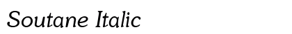 Soutane Italic Preview