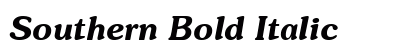Southern Bold Italic Preview