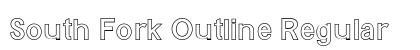 South Fork Outline Regular preview