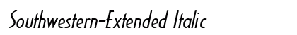 Southwestern-Extended Italic Preview