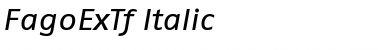 FagoExTf Italic Font