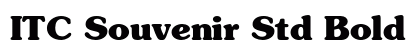 ITC Souvenir Std Bold preview